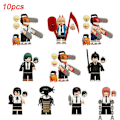 Pikkukuva 2 / 2: 10 kpl/setti Chainsaw Man Mini-hahmot Rakennuspalikka Minifiguuri Koottu Lapsille Lelut Lahjat [GGL]