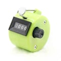 Miniatyrbillede 1 af 5: Clicker 4-cifret Nummertæller Plastikskal Hånd Finger Display Manuel Tælle Clicker Timer Fodbold Golf Tæller LGL Green