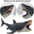 Miniatyrbild 2 av 5: Megalodon hajleksaker - Perfekta presenter till barn - 27 cm lång - Rörlig käke - Realistiska hajfigurer - Födelsedagspresent till pojkar och flickor [GL]