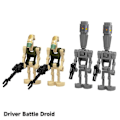 Miniatyrbild 3 av 5: 8 st Star Wars Minifigurer Byggklossar Leksakssats 1.77 tum Stridsdroider Klontrupper Actionfigurer Samlarobjekt Byggset för Pojkar Barn