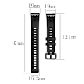 Miniatyrbillede 4 af 5: Huawei Band 3/3 Pro/4 Pro urrem Sort (LGL) TPU TPU