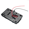 Miniatyrbilde 3 av 5: V Mount Batteriplate V-Lock Mount Batteriplate for V-formet Batteri Strømforsyning Splitter DSLR Kameraer Videokameraer LGL Black