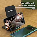 Miniatyrbillede 5 af 5: 30W trådløs opladerstand til iPhone 14 13 12 11 Pro X Xs Max Xr Samsung S21 S20 Qi hurtigopladningsdock til telefonholder [GGL] Black