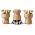 Miniatyrbild 1 av 5: 3-pack Naturlig Diskborste i Bambu För Rengöring av Diskar LGL