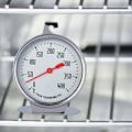 Miniatyrbillede 5 af 5: Ovntermometer Temperaturmåler Direkte Aflæsning Termometer Rustfrit Stål Probe Hold Skive Stor Kaliber Bageudstyr til Køkken (LGL)