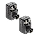 Miniatyrbilde 1 av 4: 2 stk. Hurtig Påskyv Ohm Matching Balun 75-300 Ohm TV Signal Adapter (LGL)