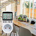 Pikkukuva 4 / 5: Digitaalinen / Lämmitys- ja jäähdytystermostaattipistorasia LCD-lämpötilan säätimellä, 230V Kasvihuoneen/tilojen lämpötilan säätimelle/terrarium-termostaatille (pistorasia) A