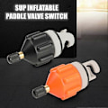 Miniatyrbild 2 av 4: 1-2X Luftventiladapter SUP Pump Kompressor Paddleboard Uppblåsbar Båt Bil Auto LGL orange 1pc