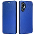 Pikkukuva 1 / 4: HTC U24 Pro 5G Kotelo Jalustalla Korttipaikalla Nahkainen Puhelinkuori Hiilikuitukuvio LGL Multicolor Style D