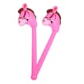 Oppustelig kæphest til børn, pink PVC sensorisk udviklingslegetøj 2 stk. (LGL) Pink 94.00X34.00X0.10CM