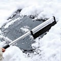 Miniatyrbillede 5 af 5: 3-i-1 Teleskopisk Isskraber Snerydningsværktøj Multifunktionel Teleskopisk Aluminiumlegering Teleskopisk Sneskovl til Bil Lastbil Forrude (LGL)