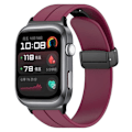 Miniatyrbilde 3 av 3: For Huawei Watch D2 Magnetisk Sammenleggbar Spenne Silikon Klokkereim Erstatning Armbånd LGL Multicolor Style H