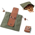 Miniatyrbilde 2 av 5: Stor kapasitet sopp plukking bag sopp fôring bag utendørs frukthage høst bag pustende mesh fôring bag