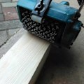 Miniatyrbillede 2 af 4: Nylonbørstehjul til Makita 9741 Sliber, slibende slibning & træpolering, rustfjernelse jy LGL Grit 60