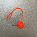 Miniatyrbilde 1 av 5: LED Silikon Ryggsekklys 3 LED Sykling Fotturer Highlight Lys Bærbar Sykkel Baklys Varsellys Utendørs Blinklys LGL 1pc Orange