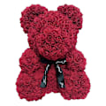 Miniatyrbild 1 av 4: 25cm Skumrosbjörn Romantisk Blomsterbjörn för Alla Hjärtans Dag Födelsedag Bröllopsdagar LGL Wine Red