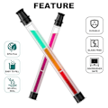 Miniatyrbilde 4 av 5: Shot Straw, Shot Tube Holder Drikker Straw For Strand Basseng, Fester, Passer Alle Standard Flasker, , Oppvaskmaskin Safe
