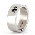 Miniatyrbillede 2 af 4: Ny Trendy James Bond 007 Spectre Ring Herre Ring Mode Metal Poleret Spøgelses Mønster Ring Tilbehør Fest Smykker LGL 12 Silver