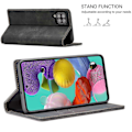Pikkukuva 3 / 5: Samsung Galaxy A12 Kuori, Pehmeä TPU Iskunkestävä Käännettävä Kotelo - Musta (LGL)