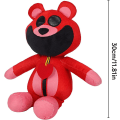 Miniatyrbilde 3 av 5: Smilende Critters plysj, morsomme smilende Critters plysjdyr, søte utstoppede dyr pute dukke leker for fans barn gutter jenter bursdag[GL] Bobby Bearhug