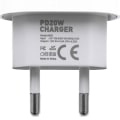 Miniatyrbild 2 av 3: 2-pack - Laddare för iPhone - Snabbladdare - Adapter + Kabel 20w Vit 2-pack Iphone [GGL] 1-Pack iPhone