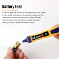 Miniatyrbillede 2 af 5: Værktøj Berøringsfri Alarm AC Spændingsdetektor Måler Elektrisk Indikator Tester Sensor Test Blyant Elektriker Test (LGL)