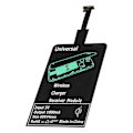 Miniatyrbild 1 av 5: Bandkabeladapterkit Trådlös QI-laddningsadapter smartphone Micro-USB-port LGL White
