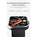 Miniatyrbillede 5 af 5: F57L Blodsukker Smart Watch Kropstemperatur Vandtæt HRV EKG Monitor LGL golden