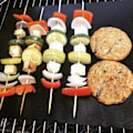 Miniatyrbild 5 av 5: st Grill- & ugnsmatta non-stick återanvändbar bakmatta Grillmattor 2 st (LGL) Grill Mats 2 pcs one size