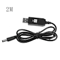 Miniatyrbillede 1 af 5: Usb til DC 5v til 12v 2.1x5.5mm Han Step Up Adapter Kabel Til Router Led Strip L [GGL]
