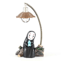 Miniatyrbilde 2 av 4: Temperamentsfull Vegg No Face Man Nattlys Chi Chihiro Bord Skrivebordslampe Miyazaki Hayao Anime Kaonashi Barnegave LGL style478