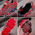 Miniatyrbild 3 av 4: Barn Sportskor Spiderman Lysande Sneakers Barn LED Självlysande Skor För Pojkar LGL 34