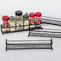 Miniatyrbild 3 av 5: 4-pack Kökshyllor Kryddställ Väggmonterad Förvaring Organizer Skåp Stativ (LGL)