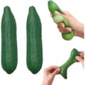 2-pack gurka stressboll, mini klämleksaker för barn, ångestlindring. (LGL)