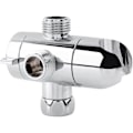 Miniatyrbilde 1 av 5: Way Shower Arm Diverter, 1/2\" Vinkelventil Monteringsbrakett for Håndholdt Dusj Baderom Universelle Dusjkomponenter Krom (LGL)