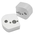 Pikkukuva 5 / 5: 1 tuuman ohjaustangon korotus sarja sopii Yamaha Fjr 1300 helppo asentaa musta [GGL] Silver 25mm