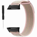 Miniatyrbillede 3 af 3: Til Polar Vantage Urrem Nylon Loop Justerbar Håndledsrem LGL Pink