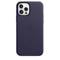 Pikkukuva 4 / 4: Nahkainen puhelinkotelo iPhone 12/12 Pro -puhelimelle, nahkakotelo Magsafella LGL Deep Violet
