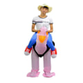 Miniatyrbillede 1 af 5: Flamingoer/strudser/griffer Ride Oppustelig Dragt Stilfulde Rollespils Kostumer Til Aktivitetsfest Scene LGL Ostrich