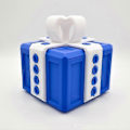 Miniatyrbild 5 av 5: Verkligen 3D Irriterande Presentask Med Förvaring Och Blandade Färger Standardstorlek Presentask Pussel Presentask Nyhetspresentidé LGL Red and Blue 8cm