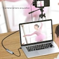 Miniatyrbilde 4 av 5: 2-i-1 HDMI-kompatibel til Type-C/USB3.0 Audio Video Capture Card 4K 60FPS Spill Capture Card LGL Grey