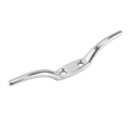 Miniatyrbilde 1 av 5: Rustfritt stål 316 flaggstangskle krok fast krok flaggtau klampe flagg fall båt sikring slips D [LGL] Silver