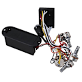 Miniatyrbild 3 av 5: 2-bands aktiv basgitarr EQ Equalizer Preamp Krets Pickup Svart ju (LGL)