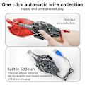 Miniatyrbilde 3 av 5: Spiderman Web Shooter Launcher Strengleke Toy Elektrisk Spole Inn Spider Web Shooters Barn Spider Silkehansker Rollespill Leke Black