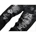 Pikkukuva 3 / 4: Slim Fit -farkut miehille, suorat lahkeet, LGL Black 36