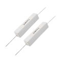 Pikkukuva 1 / 3: 2 kpl lankavastuksia keraamisia sementtivastuksia 8 Ohm 20w 5% LGL White