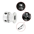 Miniatyrbillede 5 af 5: Pakke med 10 GT2 Timing Pulley med 20 tænder 3D-printertænder, 5 mm boring, 6 mm bredde (LGL)