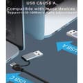 Pikkukuva 6 / 6: 2-in-1 USB Type-C Ethernet-sovitin – nopeus jopa 1000 Mbps – USB 3.0 – Plug and Play
