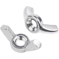10-osainen M12 siipimutterisarja. DIN315 siipimutterit. A2 V2A ruostumattomasta teräksestä valmistetut siipimutterit. Metalliset siipimutterit. Metriset siipimutterit.