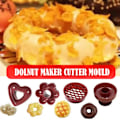 Miniatyrbild 5 av 10: Donut Maker Skärare Form Desserter Bakning Doughnut Kaka Verktyg Form DIY Tårta R5S0 round 1pc